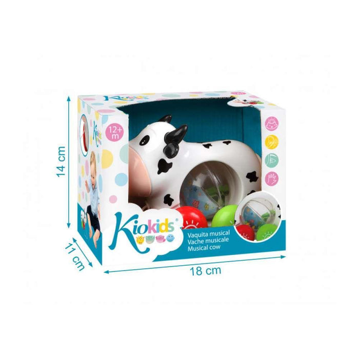 Kiokids Arrastre Musical Gatito con Luz/Sonido 18X14X12Cm