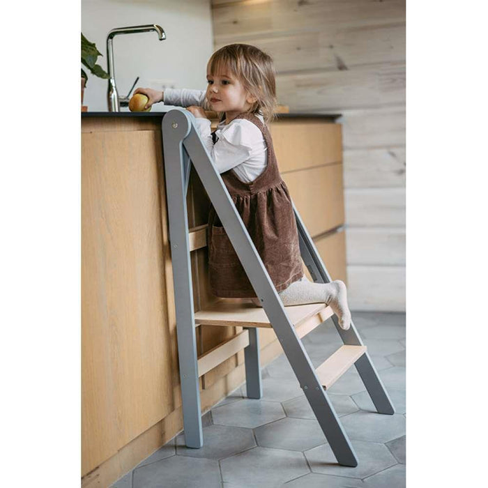 Torre de aprendizaje plegable Leg&amp;Go gris