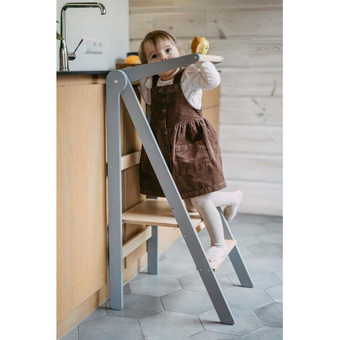 Torre de aprendizaje plegable Leg&amp;Go gris