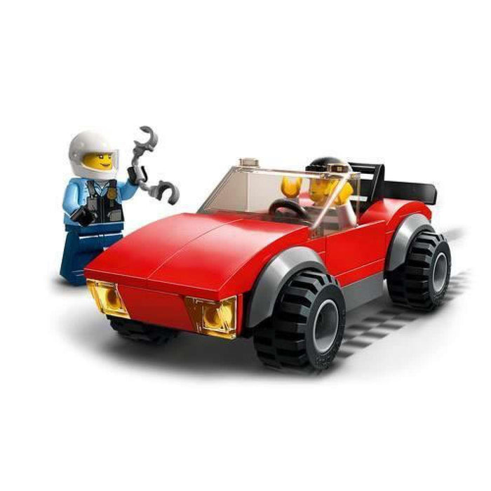 Lego City Persecución en coche de policía y moto 59 piezas