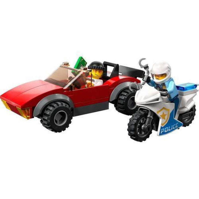 Lego City Police Car and Motorcycle Chase 59 Pieces