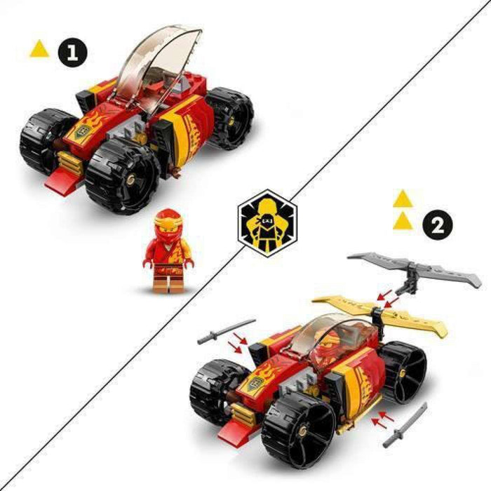 Lego Ninjago Carro de Corrida Ninja EVO do Kai 94 Peças