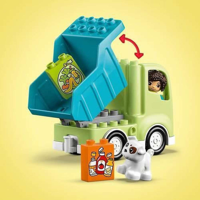 Duplo Camião de Reciclagem 15 Peças