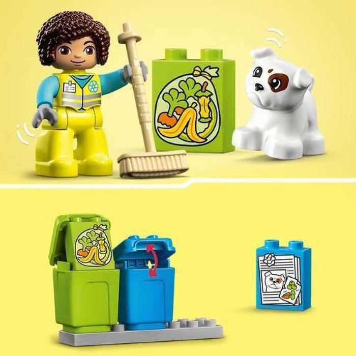 Duplo Camião de Reciclagem 15 Peças