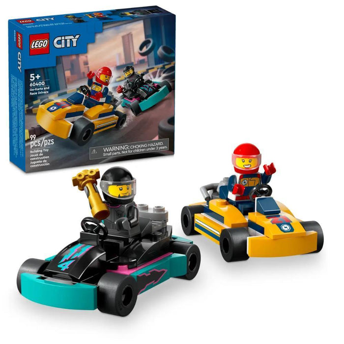 Lego City Carros de Karting e Pilotos 99 Peças