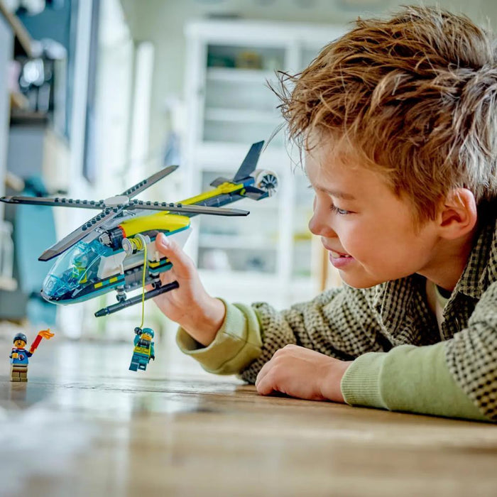 Lego City Helicóptero de Salvamento de Emergência 226 Peças