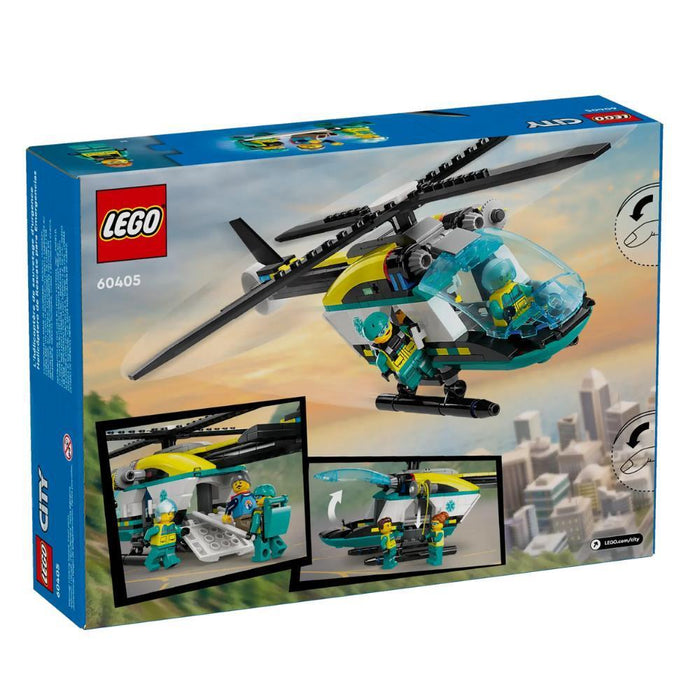 Lego City Helicóptero de Salvamento de Emergência 226 Peças