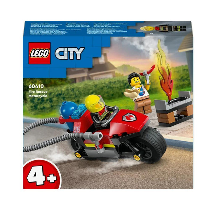 Lego City Mota de Resgate dos Bombeiros 57 Peças