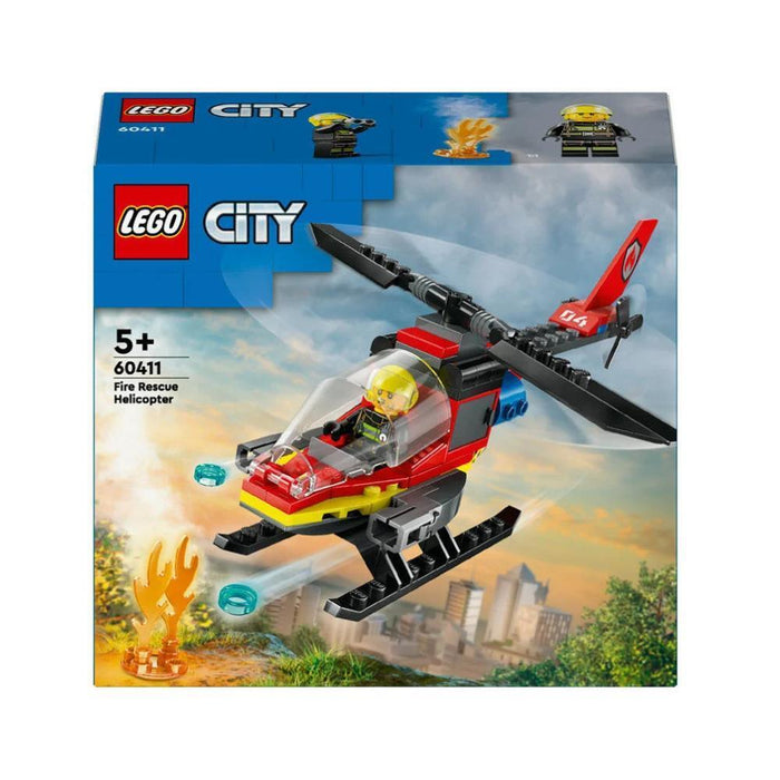 Lego City Helicóptero de Resgate dos Bombeiros 85 Peças