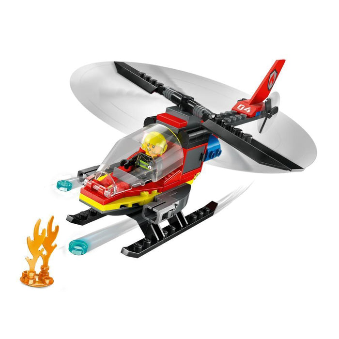 Lego City Helicóptero de Resgate dos Bombeiros 85 Peças