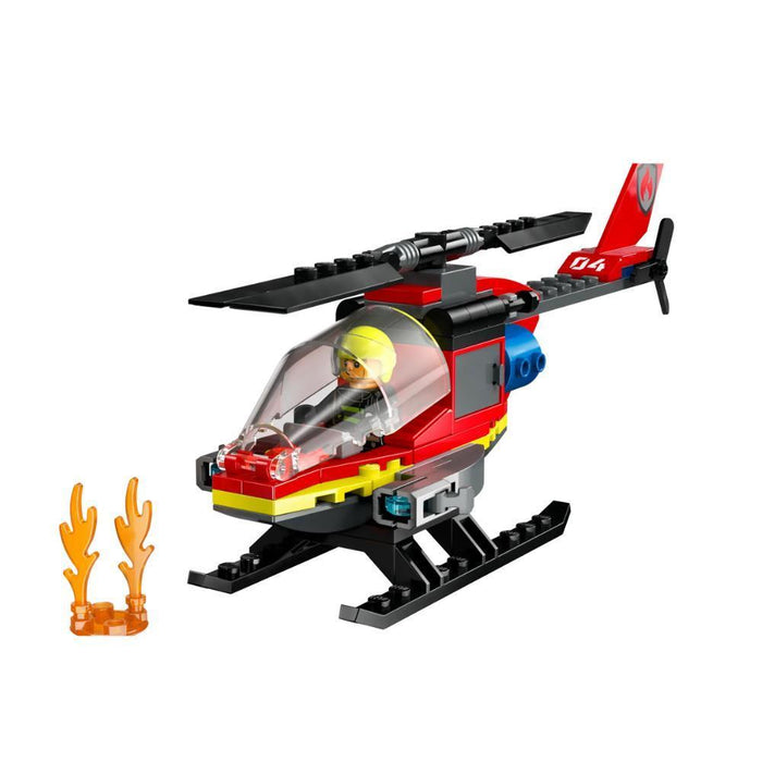 Lego City Helicóptero de Resgate dos Bombeiros 85 Peças