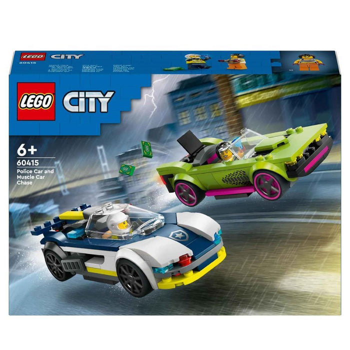 Lego City Perseguição de Carro Polícia a Muscle Car 213 Peças