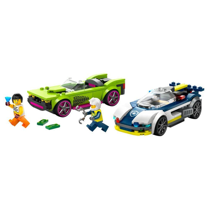 Lego City Perseguição de Carro Polícia a Muscle Car 213 Peças