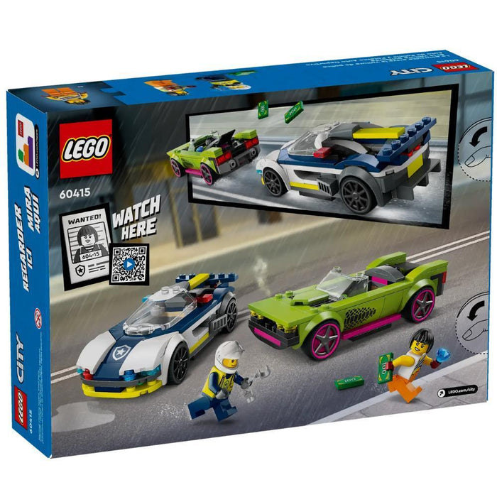 Lego City Perseguição de Carro Polícia a Muscle Car 213 Peças