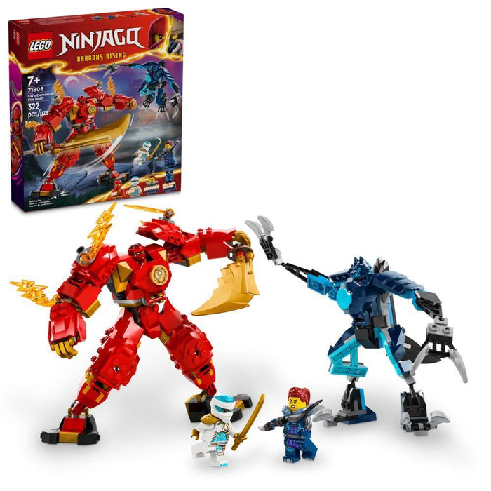 Lego Ninjago Robô do Fogo Elemental do Kai 322 Peças