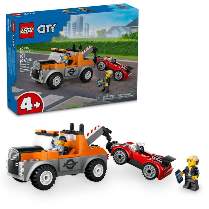 Lego City Camião-Reboque e Reparação de Carro Desportivo 101 Peças