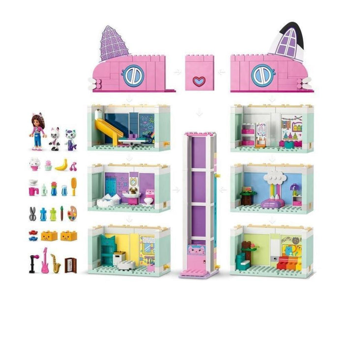 Lego Gabby´s Dollhouse Casa Mágica da Gabby 498 Peças