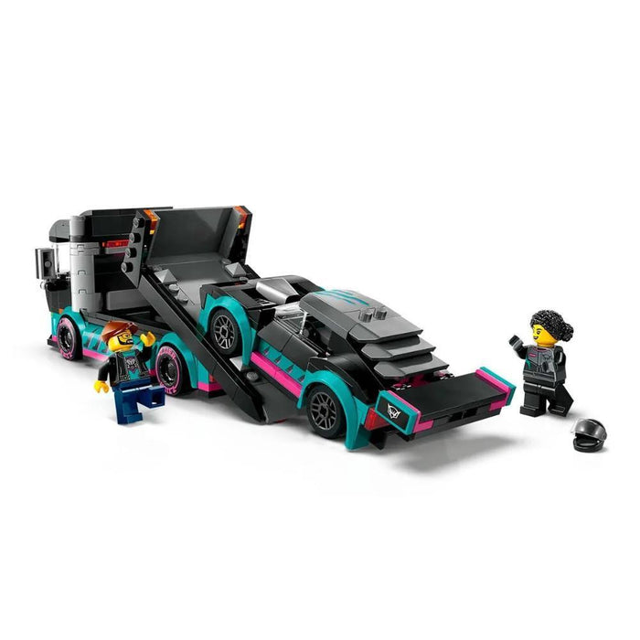 Lego City Carro de Corrida e Camião Transporte 328 Peças