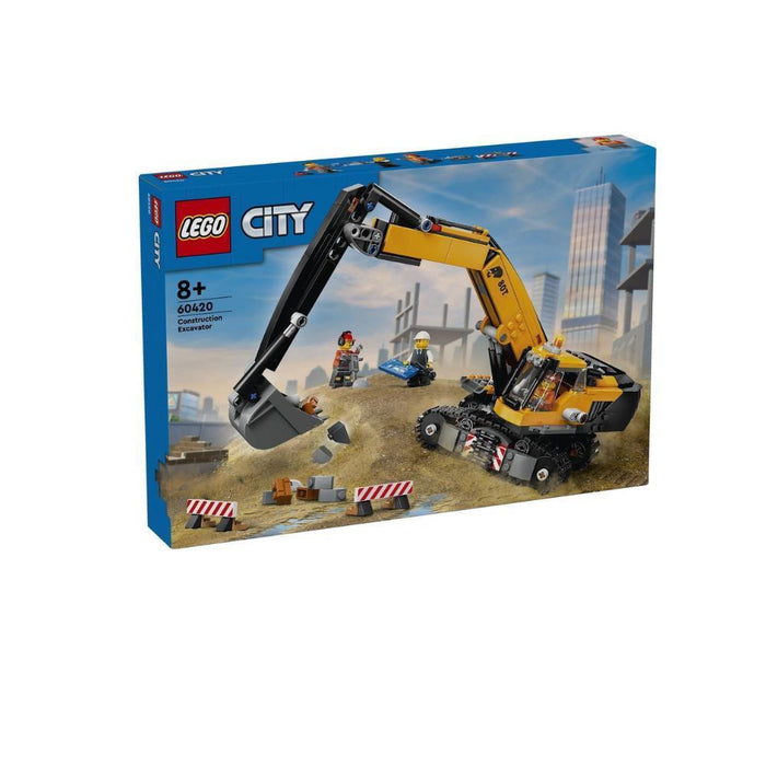 Lego City Escavadora de Construção Amarela 633 Peças