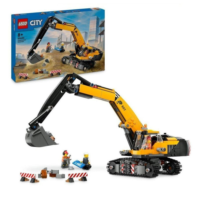 Lego City Escavadora de Construção Amarela 633 Peças