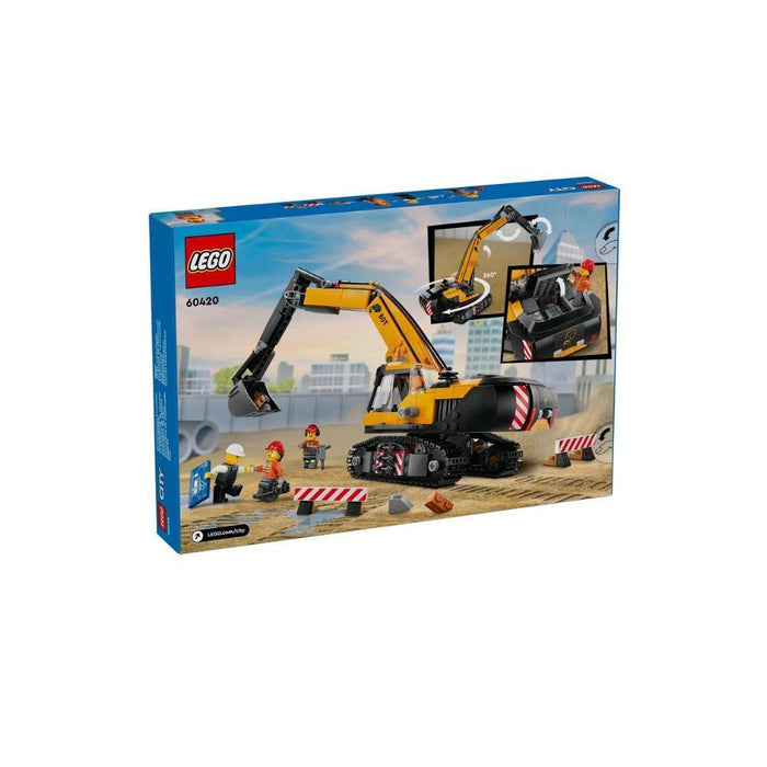 Lego City Escavadora de Construção Amarela 633 Peças