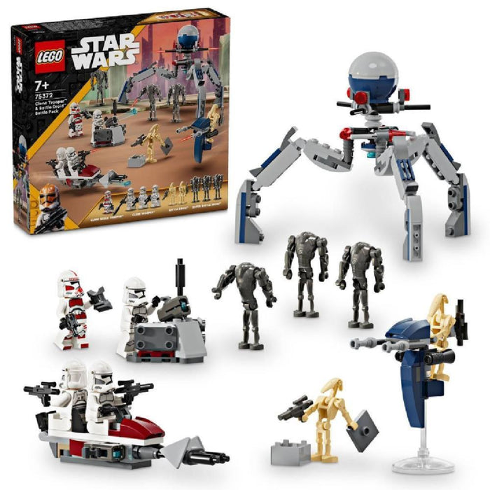 Lego Star Wars Clone Trooper e Battle Droid 215 Peças