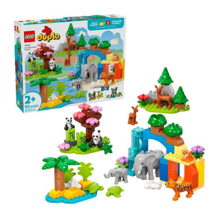 Lego Duplo Famílias de Animais Selvagens 92 Peças