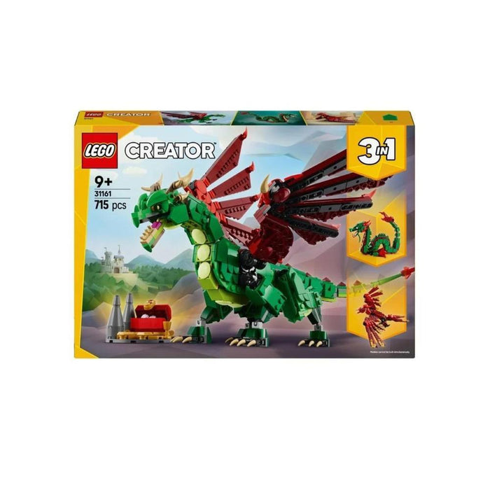 Lego Creator 3 em 1 Dragão Medieval 715 Peças