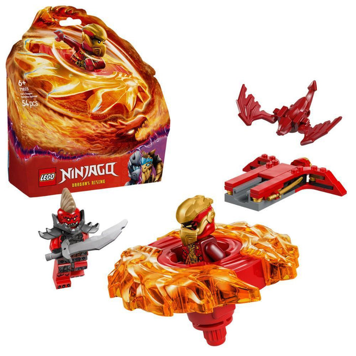 Lego Ninjago Spinner Spinjitzu Dragão do Kai 54 Peças