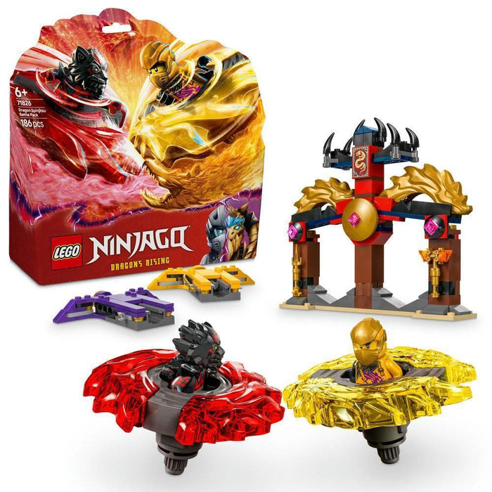 Lego Ninjago Pack Batalha Spinjitzu do Dragão 186 Peças