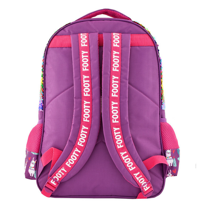 Footy Large Backpack with Light Lama Pink