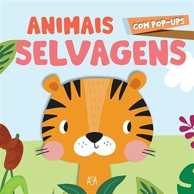 Livro de Bébé com Pop-Up Animais Selvagens