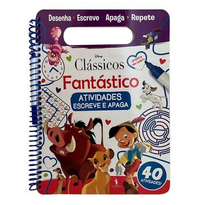 Livro Escreve e Apaga Clássicos