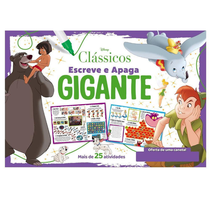 Livro Escreve e Apaga Gigante Clássicos