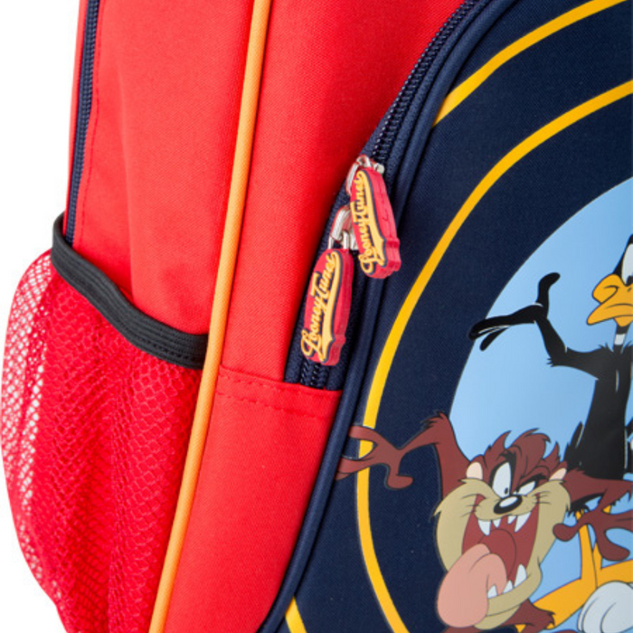 Mochila Looney Tunes School Vermelho 39x33cm