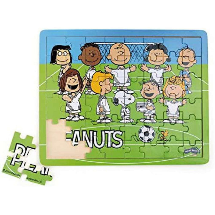 small foot Puzzle Peanuts Futebol em Madeira 48 Peças