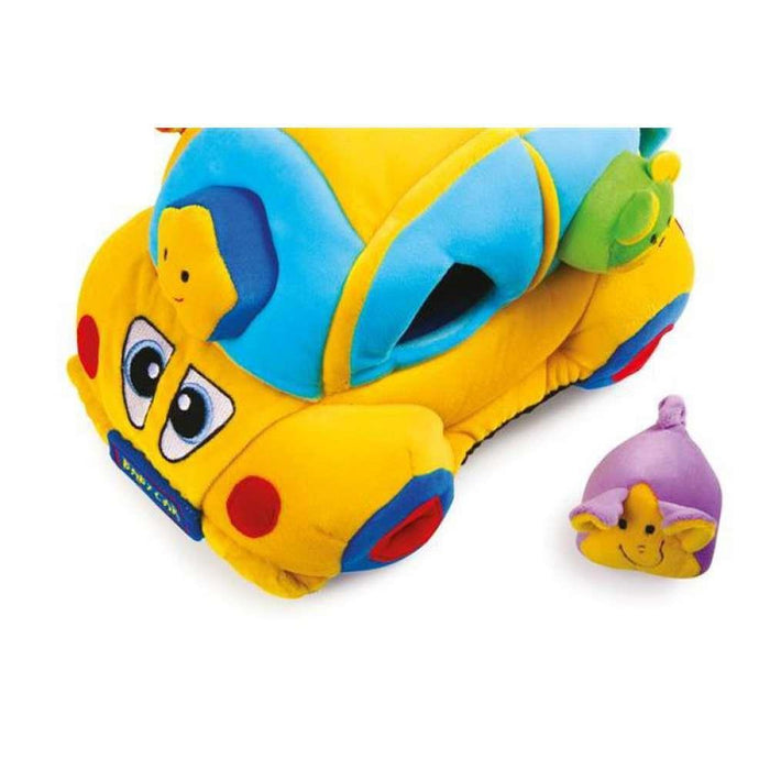 Coche de peluche Small Foot con 5 piezas de montaje