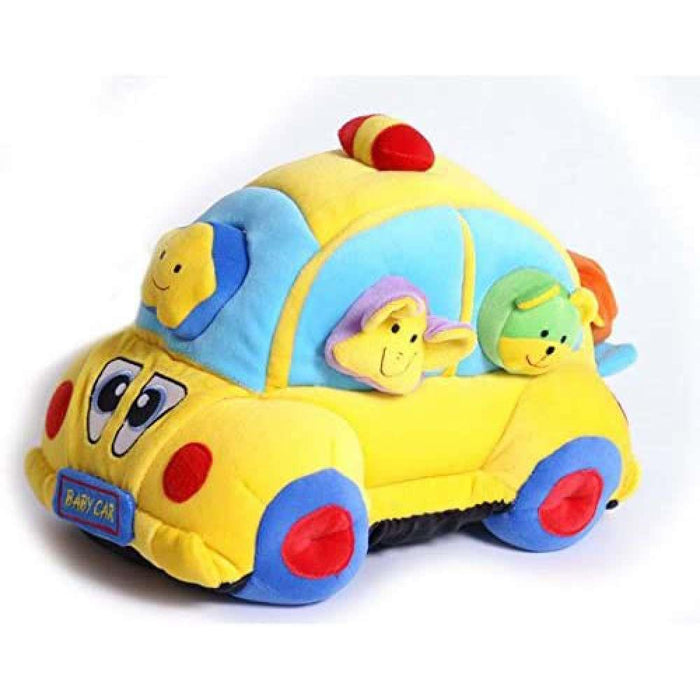 Coche de peluche Small Foot con 5 piezas de montaje