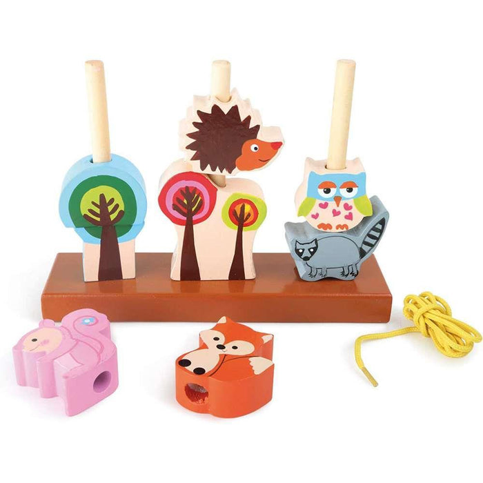 Small Foot Forest Animals Stackable Game 10 Pieces