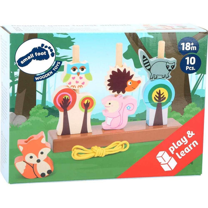 Small Foot Juego Apilable Animales Del Bosque 10 Piezas