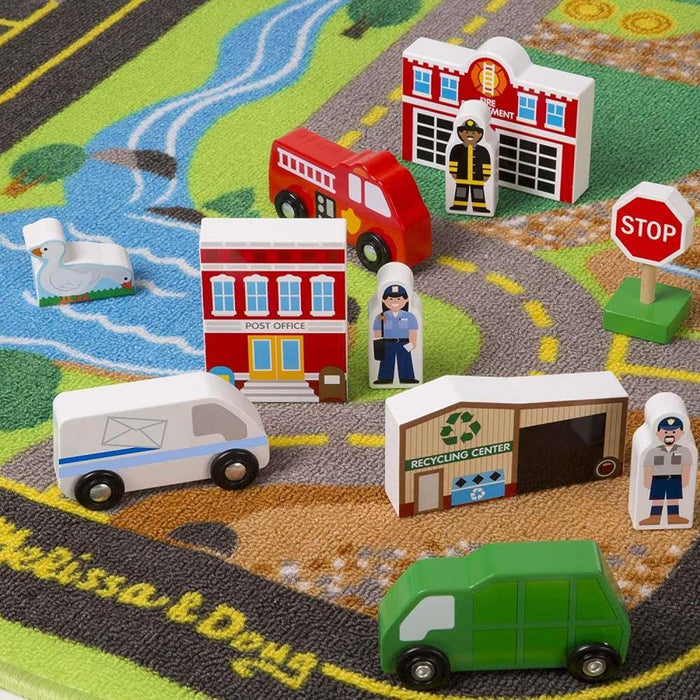 Edificios, Vehículos y Figuras para Alfombra (Unidad)