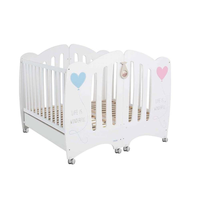Micuna Kit Duo Gemelar Berço 120x60 Branco