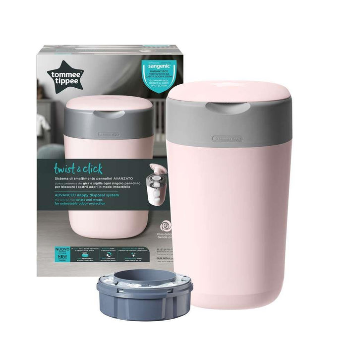 Contentor para Fraldas Tommee Tippee Sangenic Twist and Click Rosa