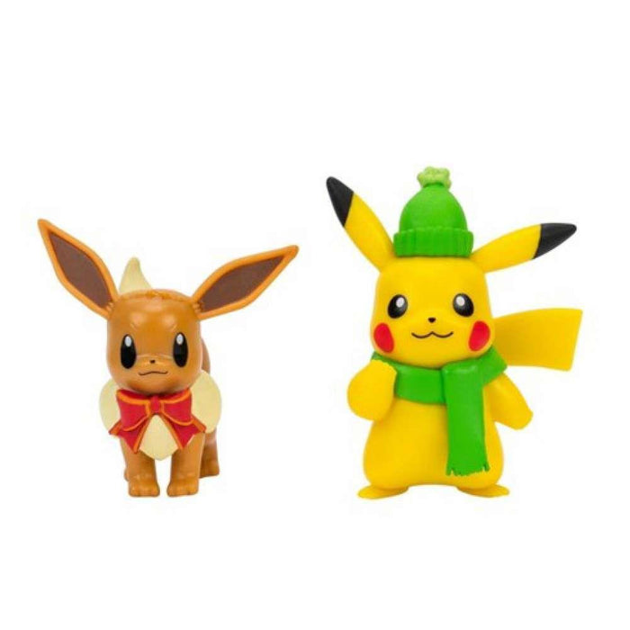 Figuras navideñas listas para la batalla de Pokémon 2