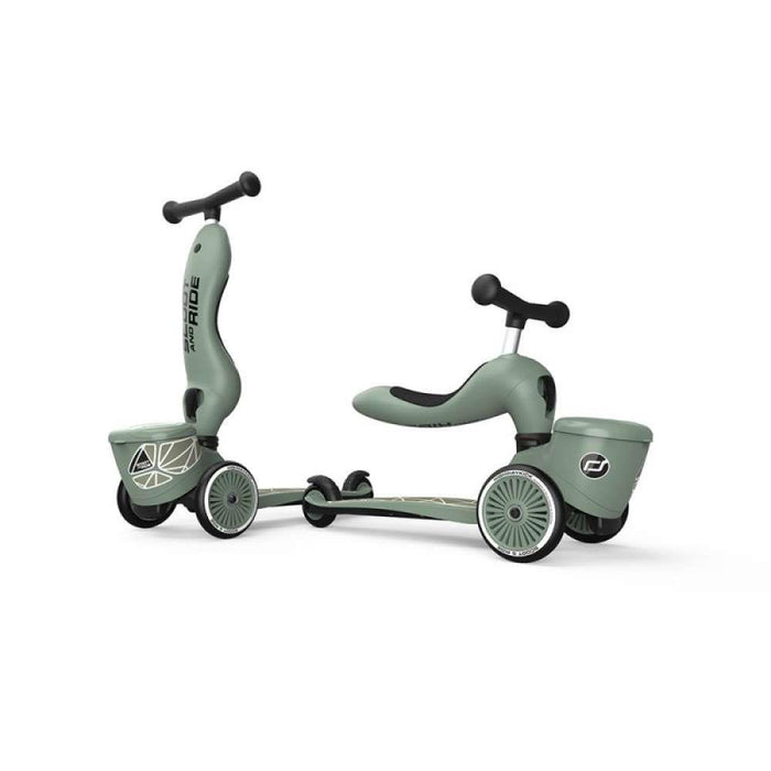 Trotinete Highwaykick One Lifestyle Green Lines