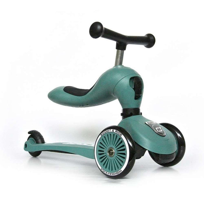 Scoot and Ride Highwaykick One 2 en 1 Forest Scoot