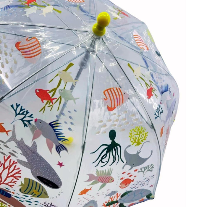 Guarda-Chuva Transparente Muda de Cor Deep Sea