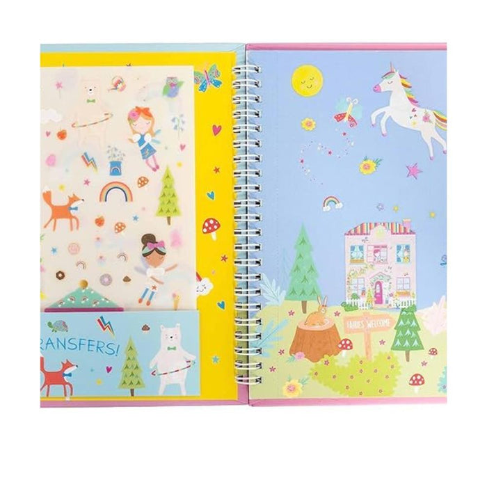 Livro Transfer Fun Rainbow Fairy