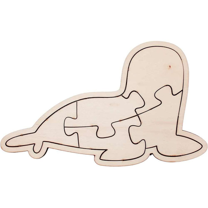 Sodertex 5 Wooden Puzzles to Decorate Animals