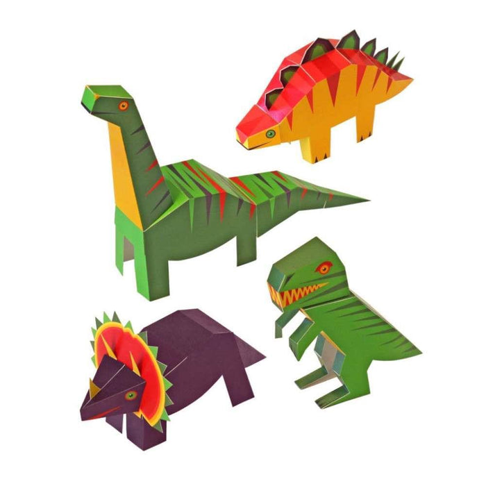 Pukaca 4 Building Paper Animals Dinosaurs